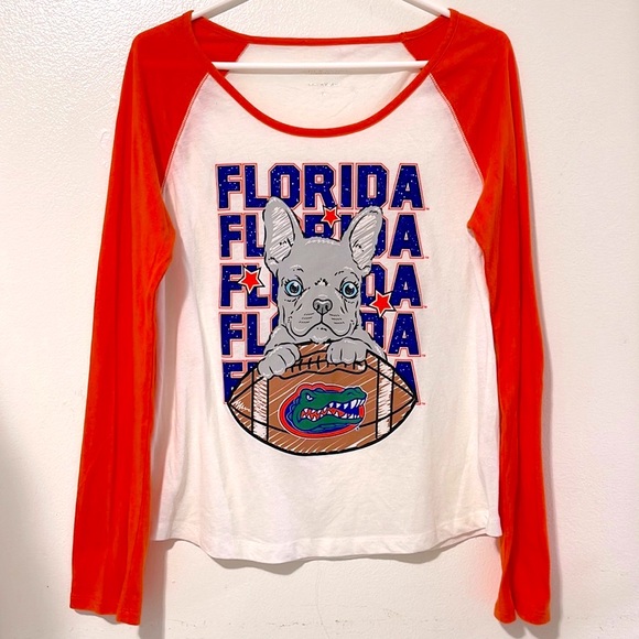 5th & Ocean | Women’s Florida Gators Longs Sleeve Baseball Tee Size 20 / Medium - Picture 1 of 7